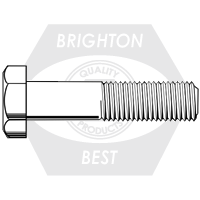 HEX STAINLESS STEEL 1/2 FINE THREAD