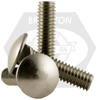 Carriage Bolts 3/16-24 X 1 Inch – 100-Piece Zinc-Plated Steel Fasteners For Wood & Metal Projects